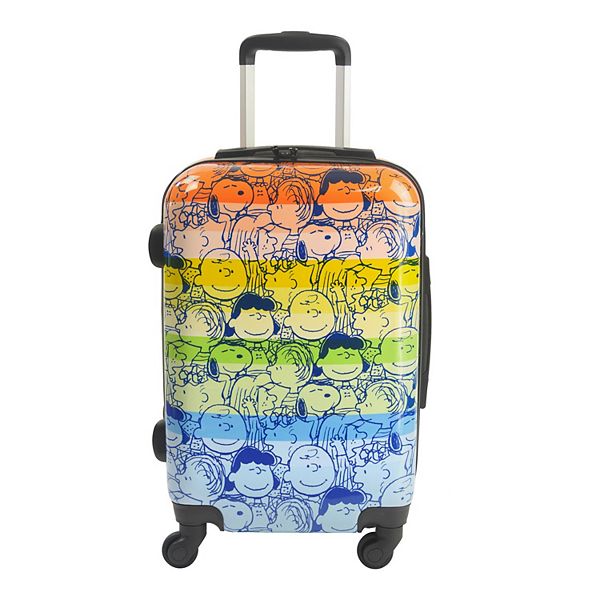 Peanuts Rainbow Printed 21" Hardside Spinner Luggage - Multi