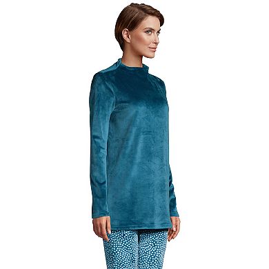 Women's Lands' End Cozy Long Sleeve Pajama Top & Pajama Leggings Set