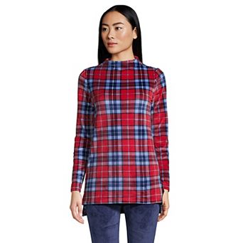 Women's Lands' End Cozy Long Sleeve Pajama Top & Pajama Leggings Set