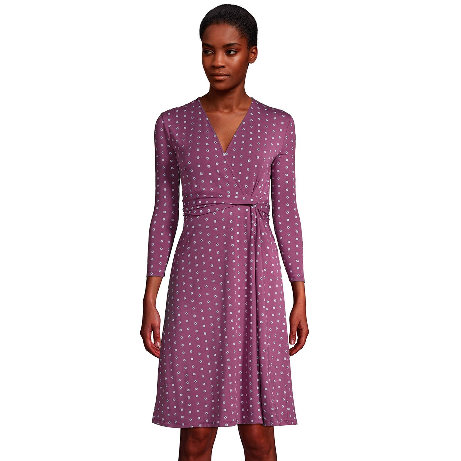 purple petite dress