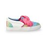 JoJo Siwa Rainbow Glitter Girls' Slip-On Sneakers