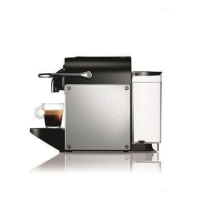 Nespresso Pixie Espresso Machine with Aerocinno Milk Frother by DeLonghi