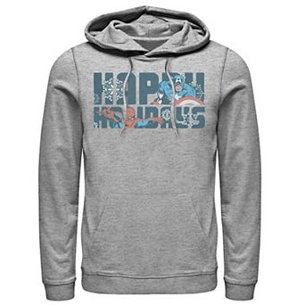 Men's Marvel Happy Holiday Heroes Seasonal Hoodie