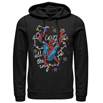 Men's Marvel Spider-Man Christmas Jingle All The Way Hoodie