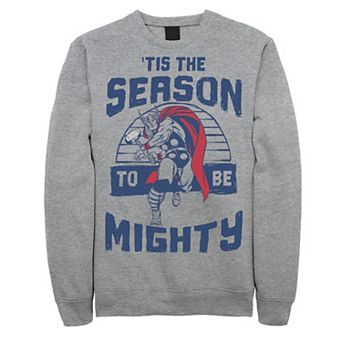 Men's Marvel Thor 'Tis The Season To Be Mighty Christmas Sweatshirt