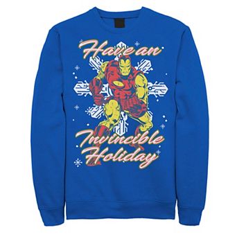 Men's Marvel Iron Man Have An Invincible Holiday Christmas Sweatshirt
