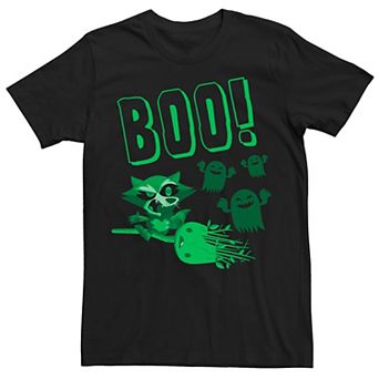 Men's Marvel Rocket And Groot Ghosts Boo Halloween Tee