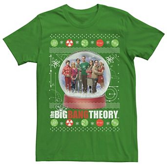 Men's The Big Bang Theory Christmas Snow Globe Tee