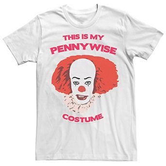 Men's It Tv Series Pennywise Costume Tee
