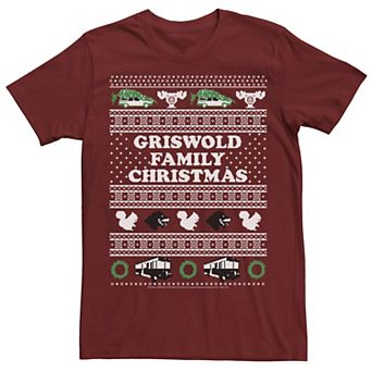 Men's Christmas Vacation Griswold Family Ugly Sweater Tee
