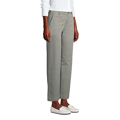 Women's Lands' End Wide Leg Ankle Pants