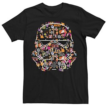 Men's Star Wars Trooper Candy Helmet Poster Tee