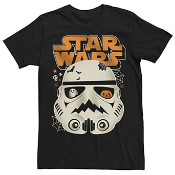 Men's Star Wars Trooper Spooky Helmet Logo Tee