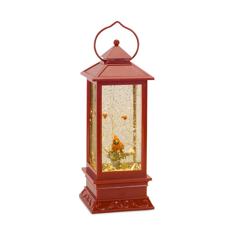 62579902 Light-Up Cardinal Snow Globe Lantern Table Decor,  sku 62579902
