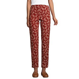 Petite Lands' End Pull-On Chino Ankle Pants