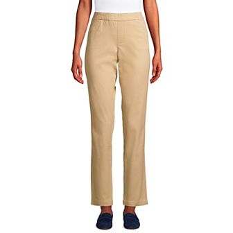 Women's Lands' End Pull-On Chino Ankle Pants