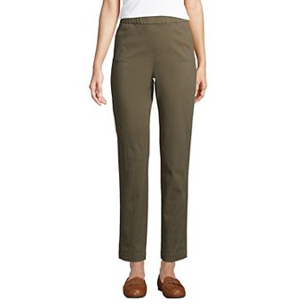 Women's Lands' End Pull-On Chino Ankle Pants