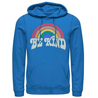 Men's Fifth Sun Be Kind Retro Rainbow Hoodie