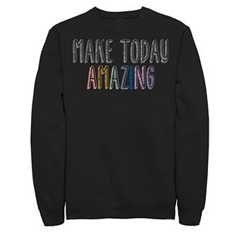 Men's Fifth Sun Make Today Amazing Doodle Sweatshirt