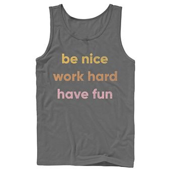 Men's Fifth Sun Be Nice Stacked Tank Top