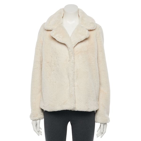 Fuzzy jacket kohls best sale