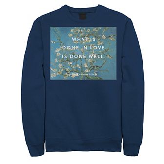 Men's Fifth Sun "What Is Done In Love Is Done Well" Floral Sweatshirt
