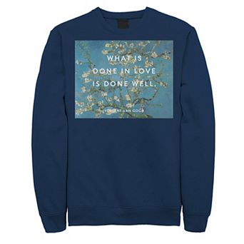 Men's Fifth Sun "What Is Done In Love Is Done Well" Floral Sweatshirt