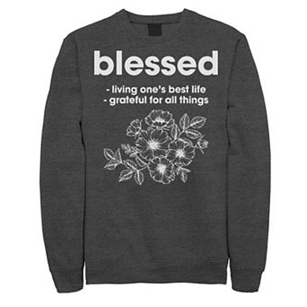 Men's Fifth Sun Blessed Floral Sweatshirt