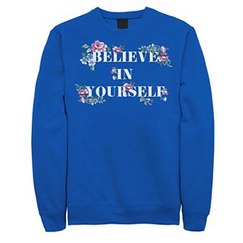 Men's Fifth Sun "Believe In Yourself" Floral Sweatshirt