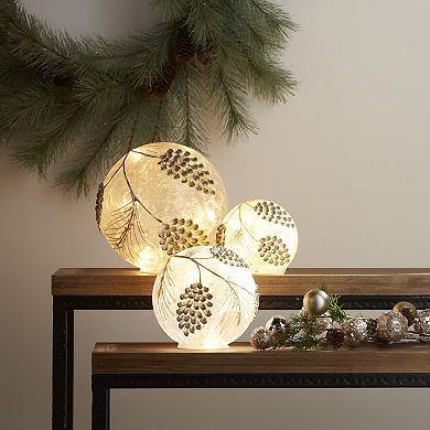 Melrose Pine Cone Globes