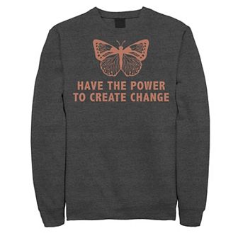 Men's Fifth Sun Power To Change Butterfly Sweatshirt