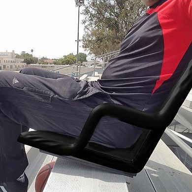 Home Complete Stadium Seat Chair Cushion with Armrests 2-Piece Set
