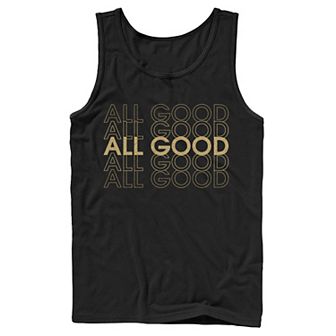 Men's Fifth Sun All Good Text Stack Tank Top