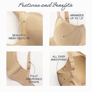 Playtex 18 Hour Smoothing Minimizer Wirefree Bra 4697