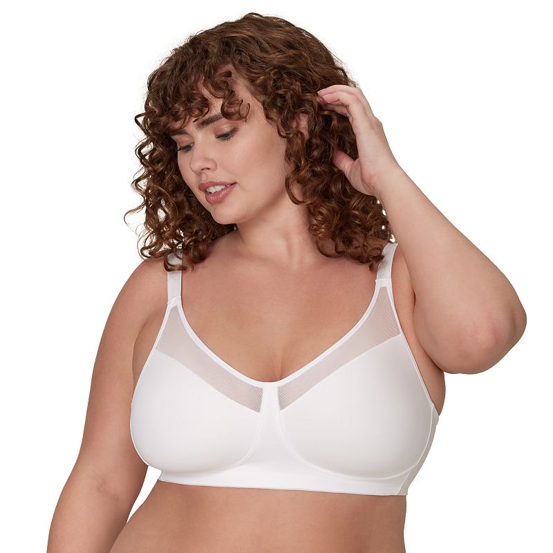 Playtex 18 Hour Smoothing Minimizer Wirefree Bra 4697, Women's, Size: 38 D, White