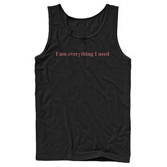 Men's Fifth Sun "I Am Everything I Need" Text Tank Top