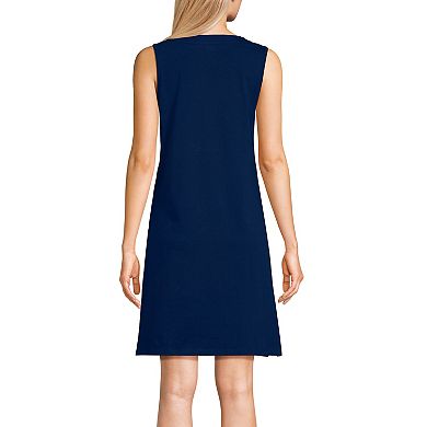 Women's Lands' End Splitneck Swim Cover-Up Dress