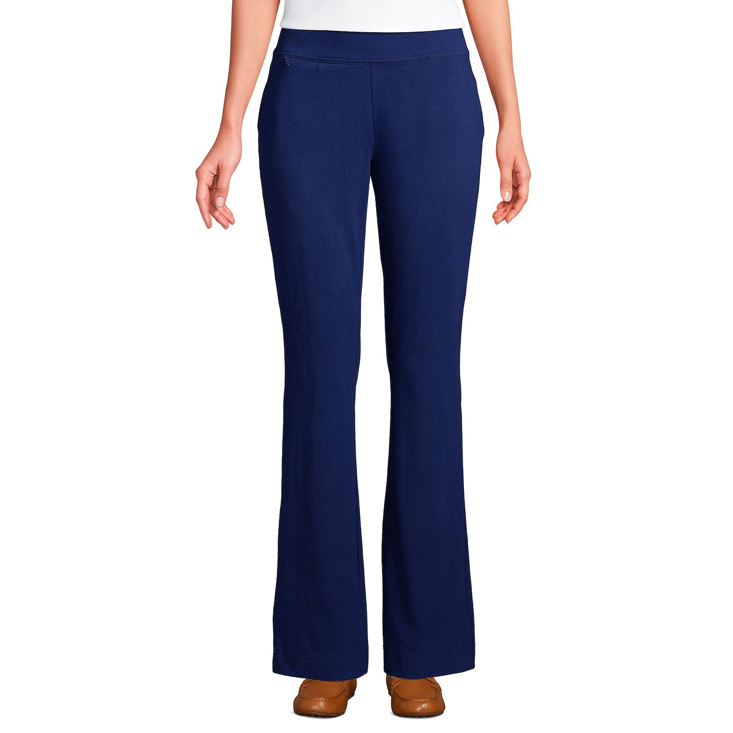 navy blue bootcut pants