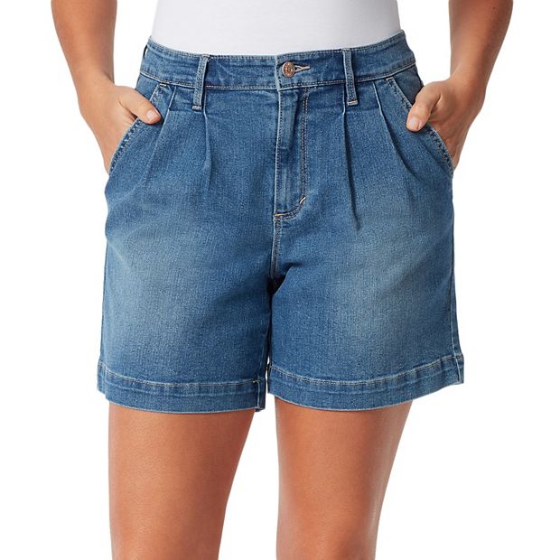 Gloria Vanderbilt Women's Karol Release Hem Shorts - Sassy Summer Shorts With Front Pockets