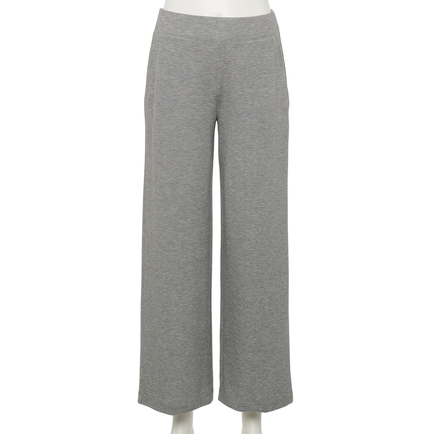 wide leg ponte pants