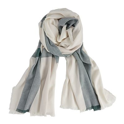 Women's LC Lauren Conrad Woven Dream Plaid Oversized Wrap Scarf