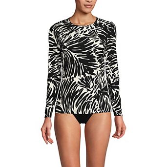 Women's Lands' End UPF 50 Long Sleeve Rash Guard