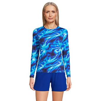 Women's Lands' End UPF 50 Long Sleeve Rash Guard