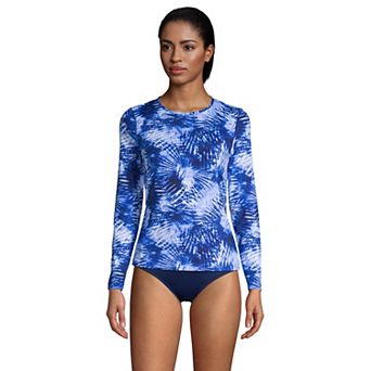 Women's Lands' End UPF 50 Long Sleeve Rash Guard