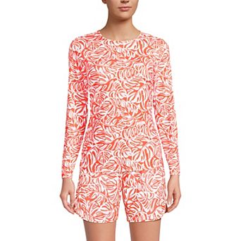 Women's Lands' End UPF 50 Long Sleeve Rash Guard
