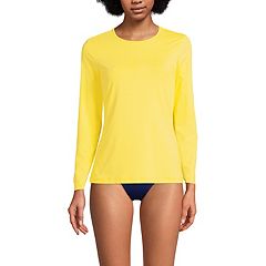 Womens Yellow Rash Guard Swimsuits, Clothing