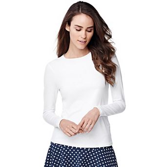 Women's Lands' End UPF 50 Long Sleeve Rash Guard
