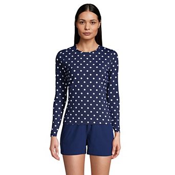 Petite Lands' End UPF 50 Long Sleeve Rash Guard