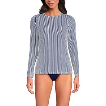Petite Lands' End UPF 50 Long Sleeve Rash Guard