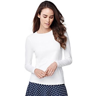 Petite Lands' End UPF 50 Long Sleeve Rash Guard